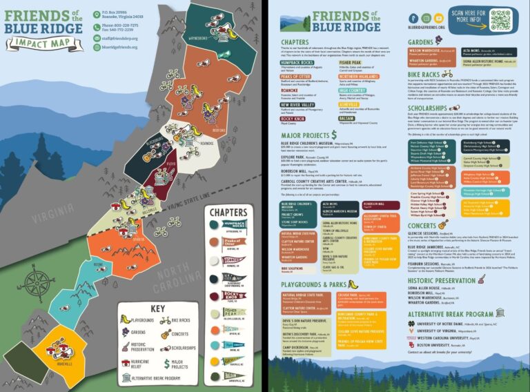 FRIENDS Impact Map! • Friends of the Blue Ridge