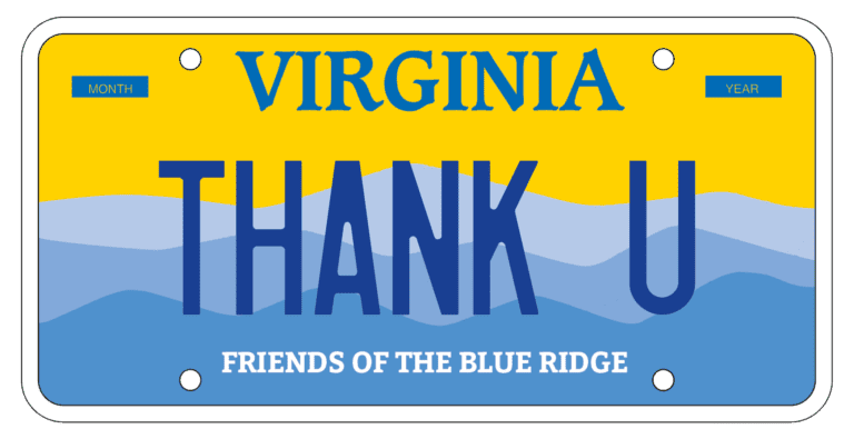 license-plate-friends-of-the-blue-ridge